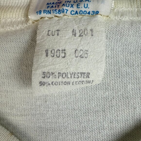 VTG Miami Dolphins Shirt Extra Large Dan Marino 80's USA Made Striped Sleeve - Picture 7 of 10